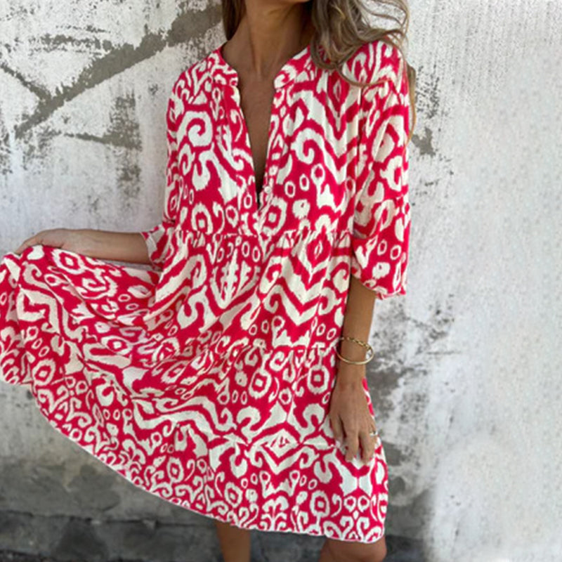 Women's Elegant Printed Dress
