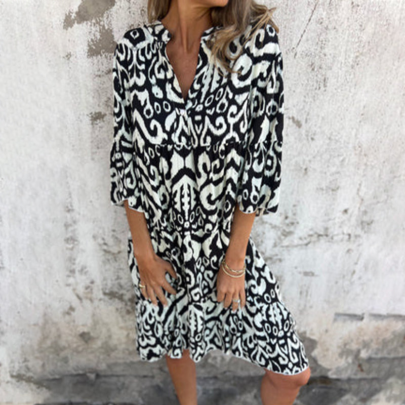 Women's Elegant Printed Dress