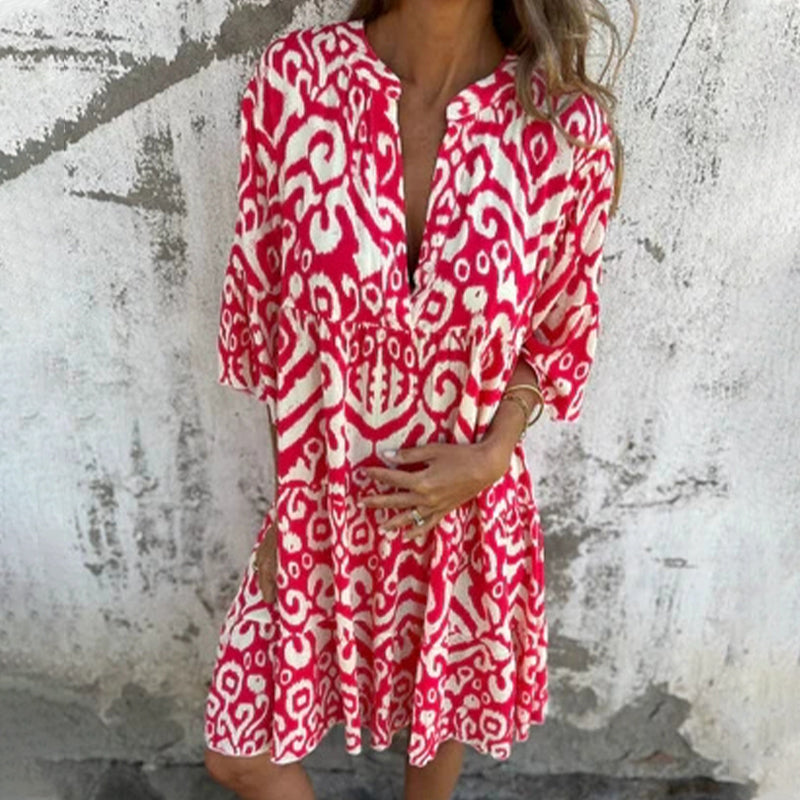 Women's Elegant Printed Dress