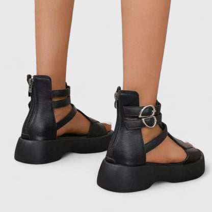 Women's Platform Sandals Open Toe Ankle Strap