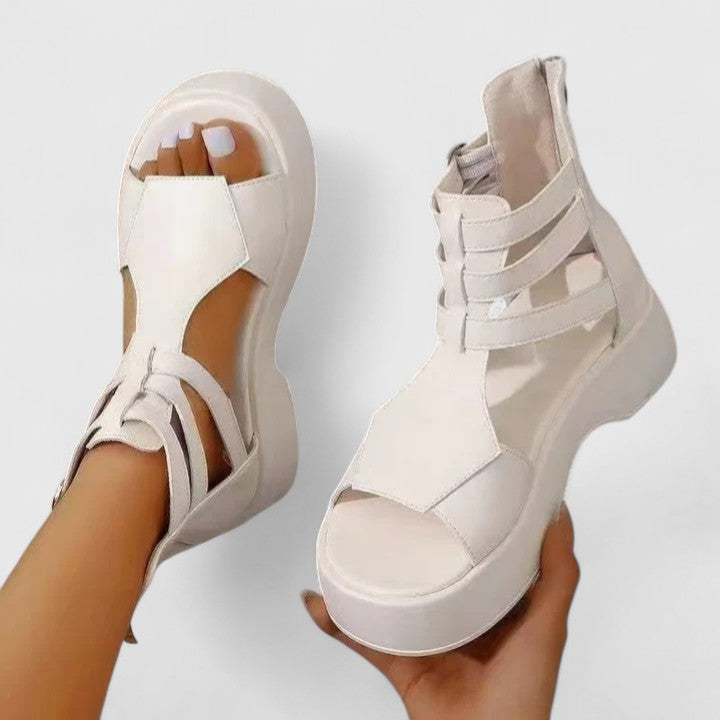 Women's Platform Sandals Open Toe Ankle Strap