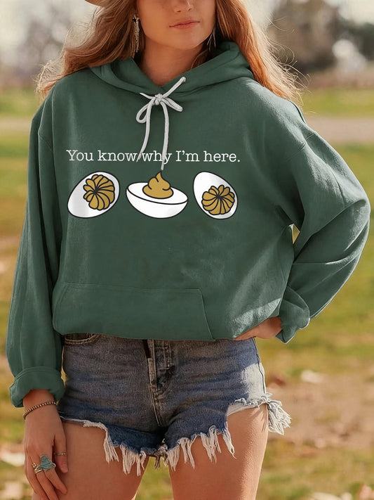 Women's Hoodie Long Sleeves Front Pocket - Fashinoza