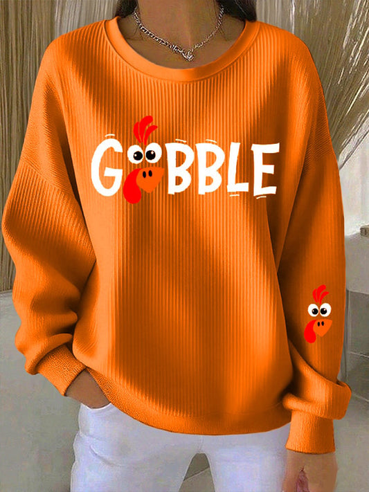 Women's Graphic Sleeve Sweatshirt - Fashinoza