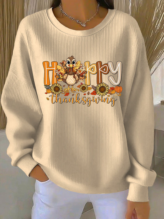 Women's Grateful Turkey Pullover - Fashinoza
