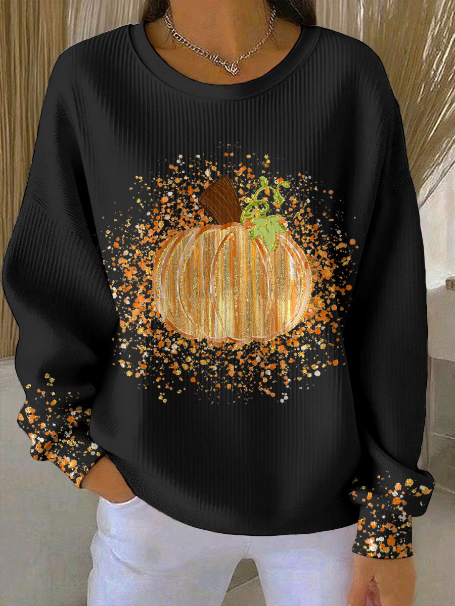 Women's Pumpkin Sweatshirt - Fashinoza
