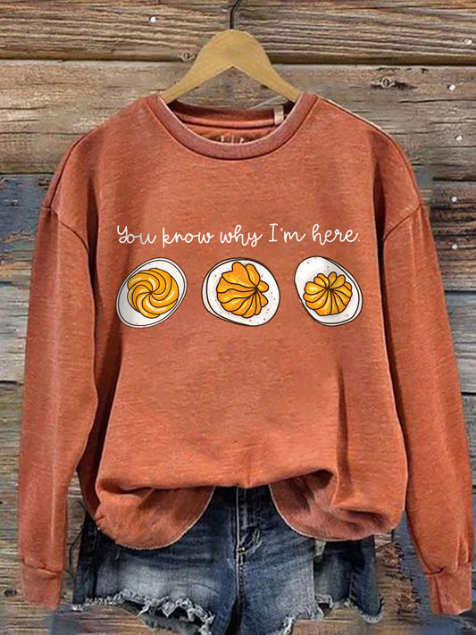Women's Feast Mode Sweatshirt - Fashinoza