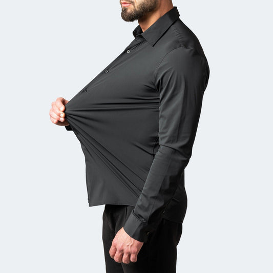 Men's Stretch Dress Shirt Wrinkle- Comfort Fit - Fashinoza