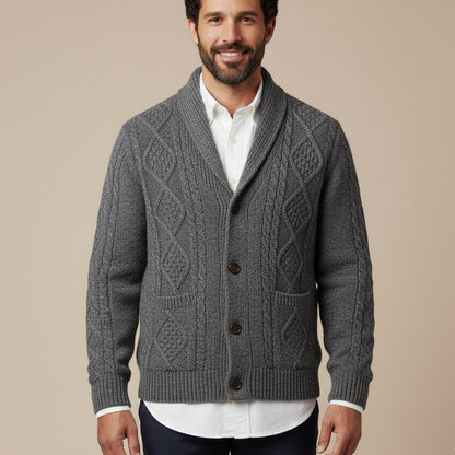 Lanchester Men's Cardigan Sweater