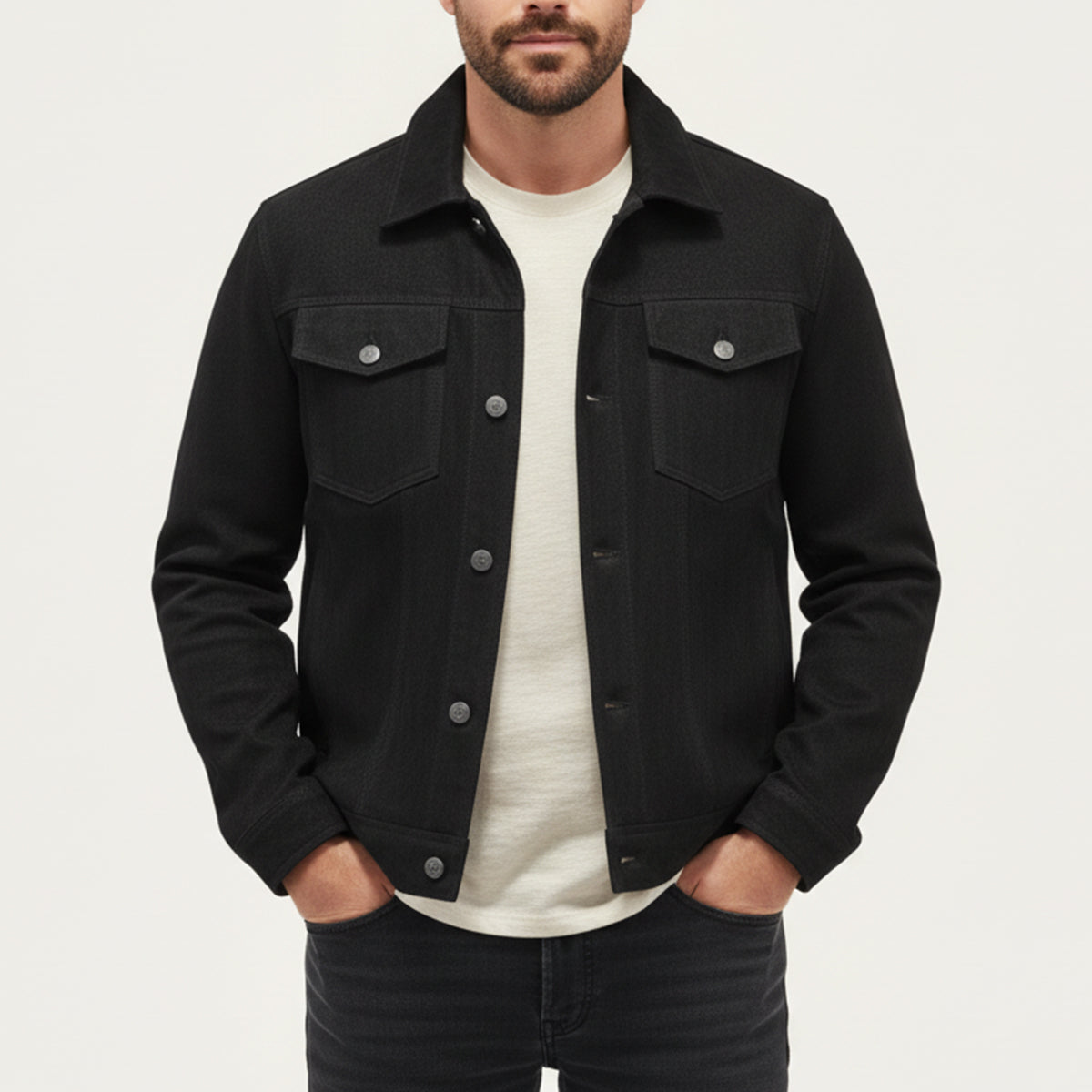 Montclair Men's Suede Cargo Jacket Lightweight