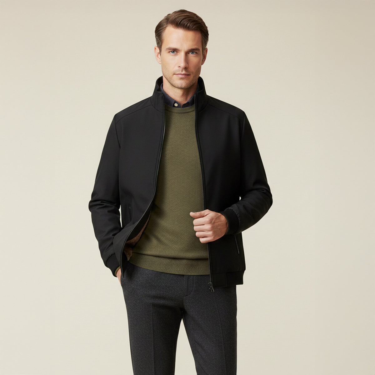 Men's Warm Fleece Lining Jacket