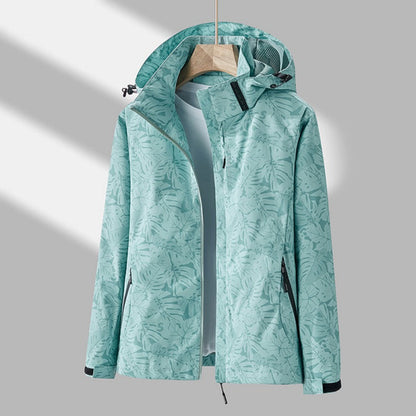 Women's Waterproof Hooded Jacket Lightweight Windproof