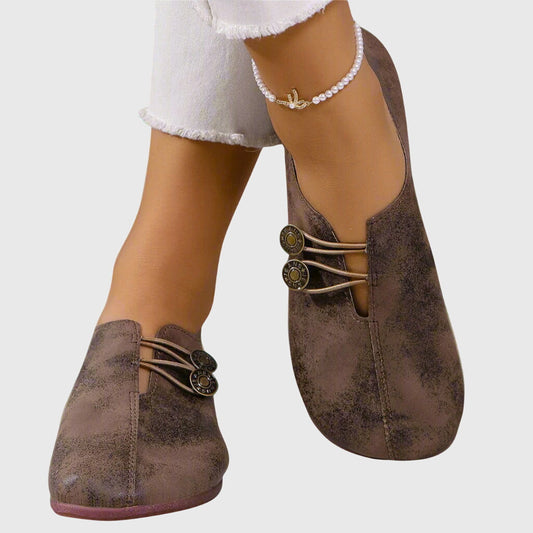 Women's Slip-On Comfort Flats - Fashinoza
