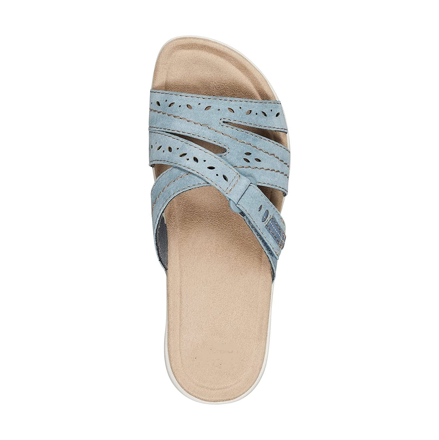 Women's Orthopedic Walking Sandals Hook and Loop Adjustable Strap Comfy Flat Shoes