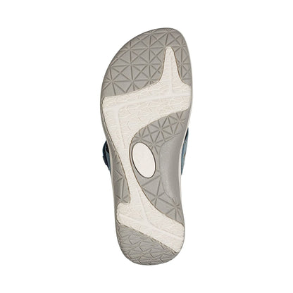 Women's Orthopedic Walking Sandals Hook and Loop Adjustable Strap Comfy Flat Shoes