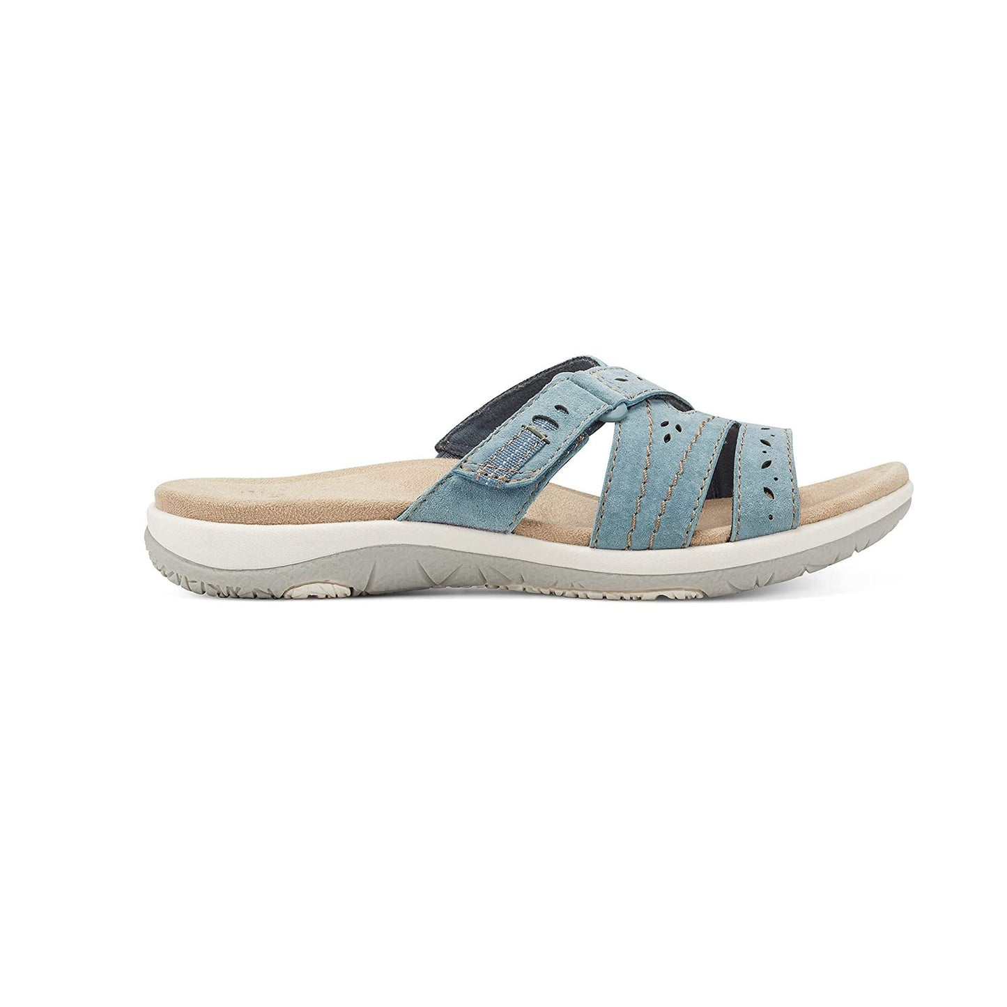 Women's Orthopedic Walking Sandals Hook and Loop Adjustable Strap Comfy Flat Shoes