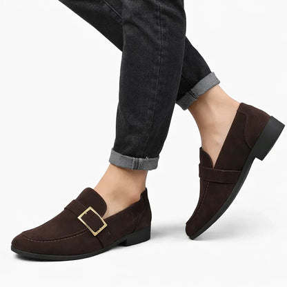 Orthopedic Classic Buckle Loafers