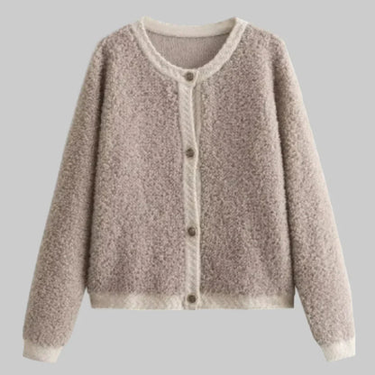 Women's Cardigan Sweater Soft Texture - Fashinoza