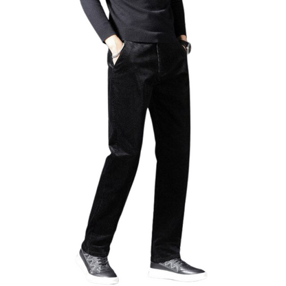 Men's Corduroy Straight Leg Pants - Fashinoza