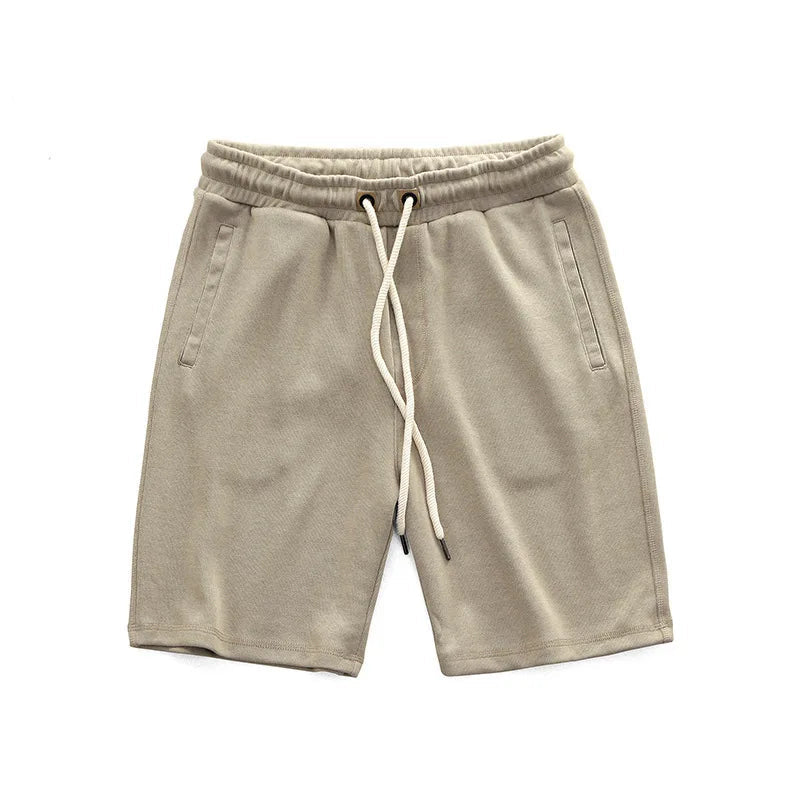 Men's Drawstring Knit Shorts - Fashinoza