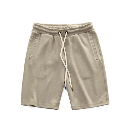 Men's Drawstring Knit Shorts - Fashinoza