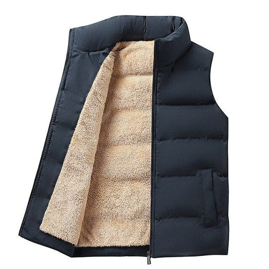 Men's Padded Puffer Vest - Fashinoza