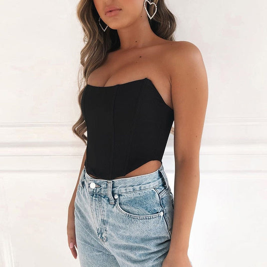 Theresa Women's Strapless Fitted - 
Fashinoza