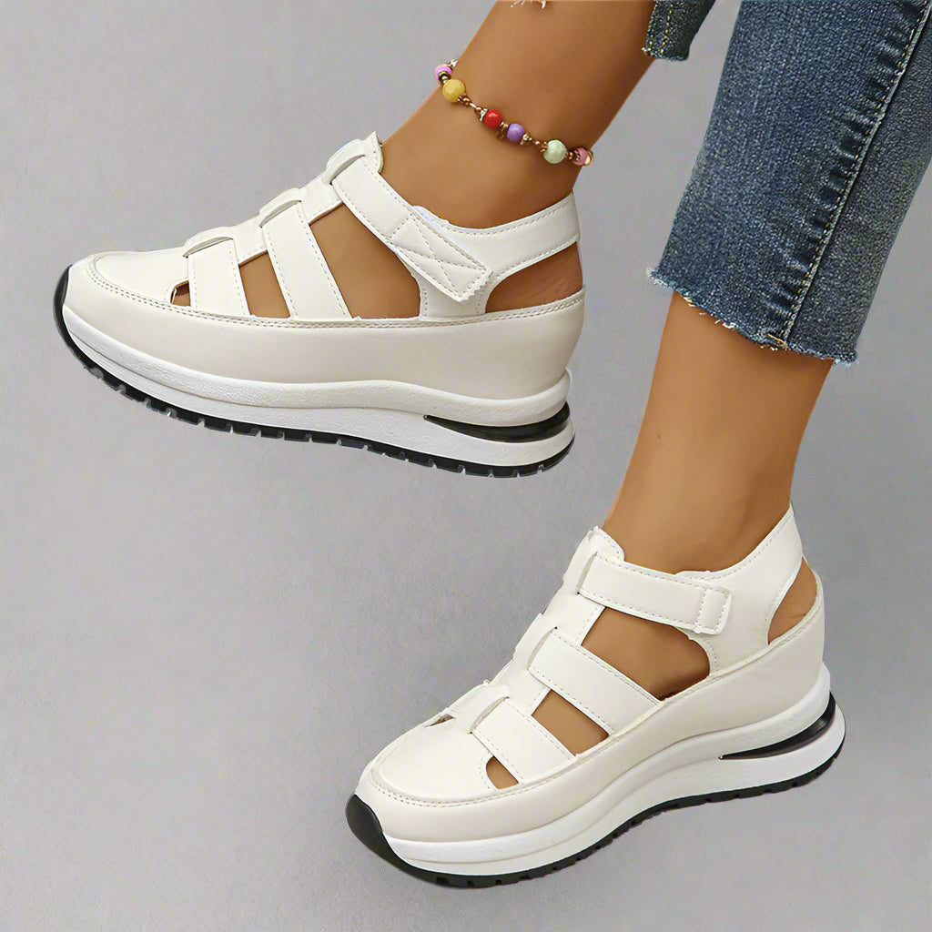 Tiffany Women's Orthopedic Wedge Sandals - Fashinoza