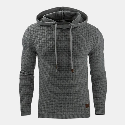 Mason | Men Spring Textured Hooded Pullover Sweater