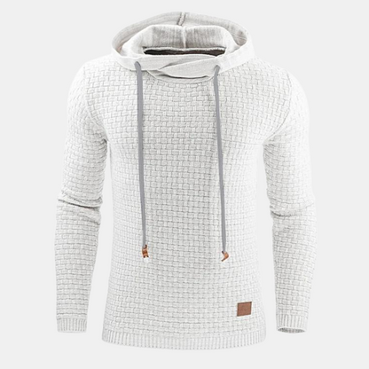 Mason | Men Spring Textured Hooded Pullover Sweater
