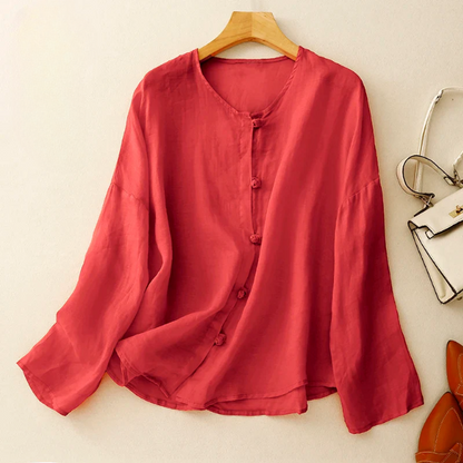 Women's Linen Blouse Natural