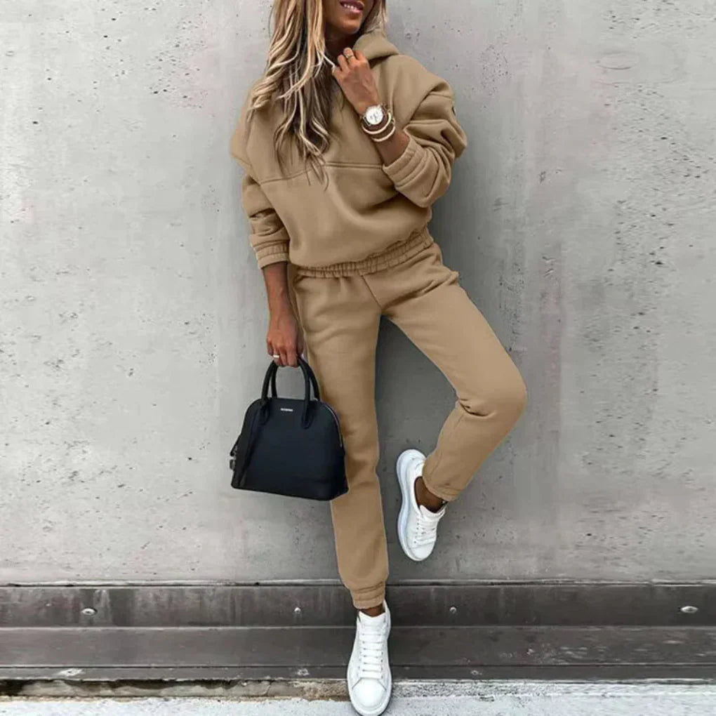 Women's Sporty Tracksuit Winter Fleece
