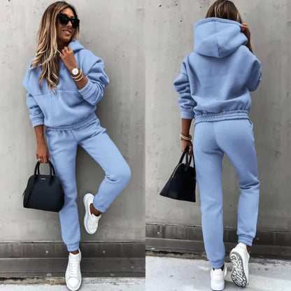 Women's Sporty Tracksuit Winter Fleece