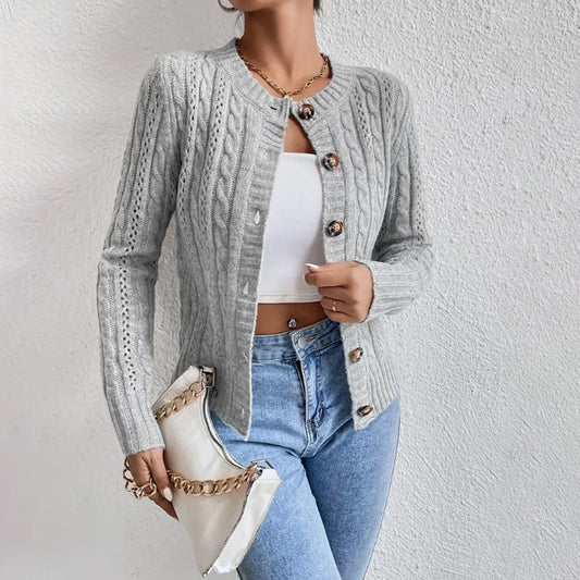 Women's Cardigan Button Down Lightweight - Fashinoza