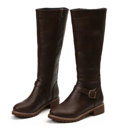 Women's Stylish Knee-High Leather Boots