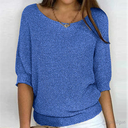 Lily | Women Cozy Knit V Neck Sweater