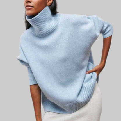 Women's Turtleneck Sweater Winter Knit - Fashinoza