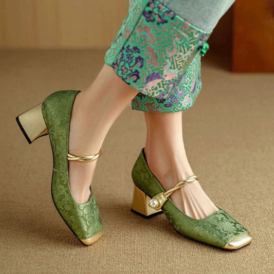 Hazel | Women Summer Block Heel Heels