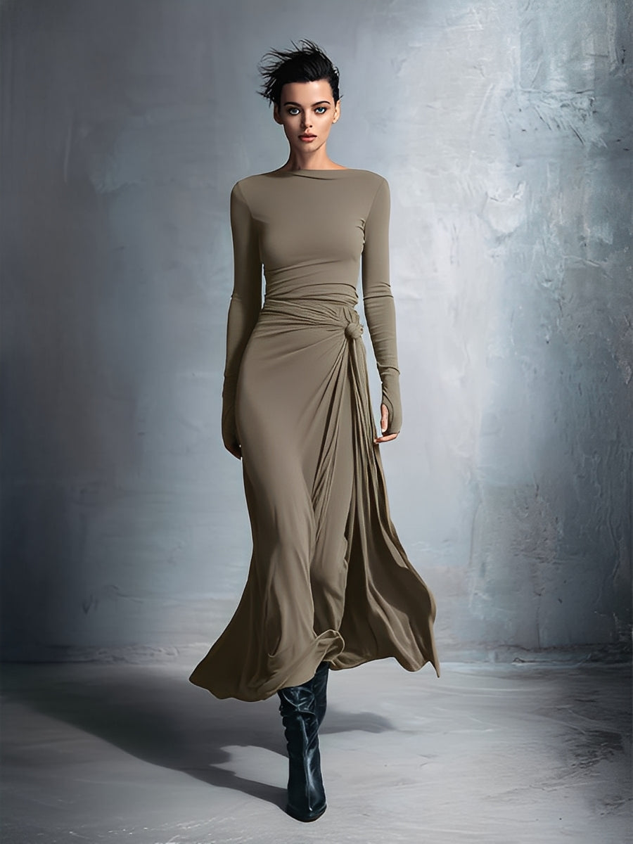 Women's Maxi Wrap Dress