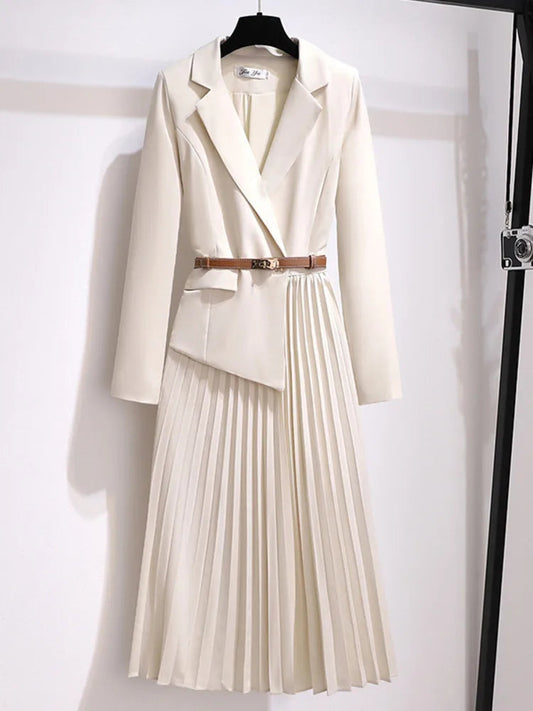 Vanessa Women's Blazer Dress Midi - Fashinoza