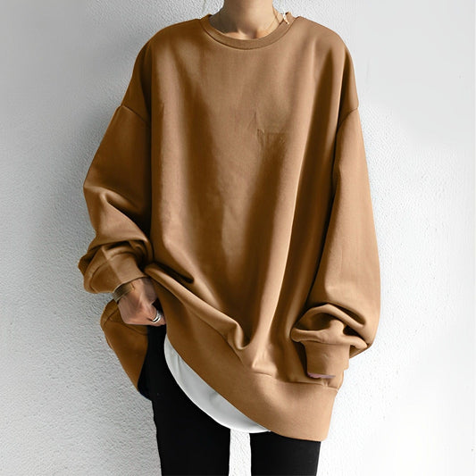 Vanessa Women's Oversized Crew Neck Sweater - Fashinoza