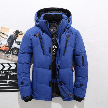 Men's Puffer Coat Zipper Pockets
