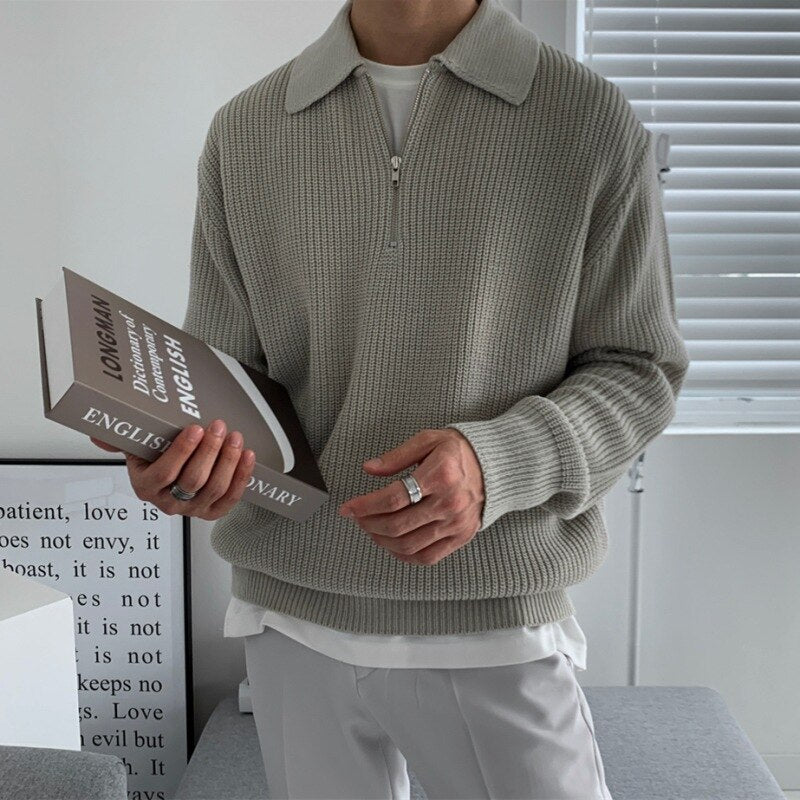 Paul | Men’s Spring Half Zip Sweater