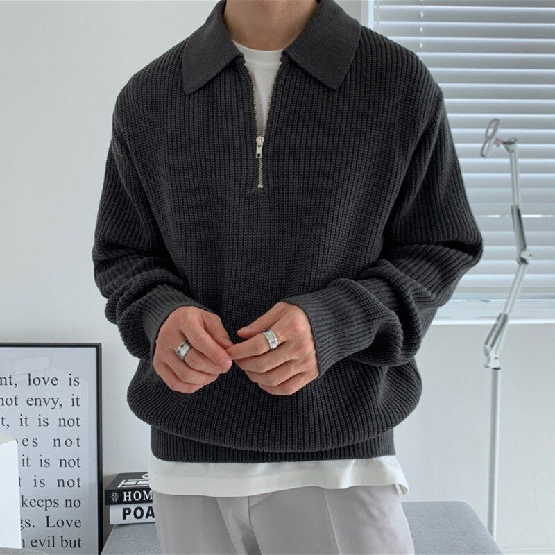 Paul | Men’s Spring Half Zip Sweater