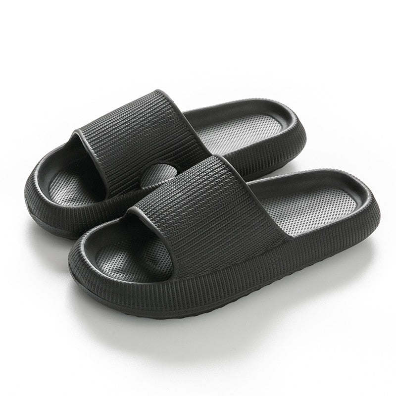 Cloud Slides Comfortable Black