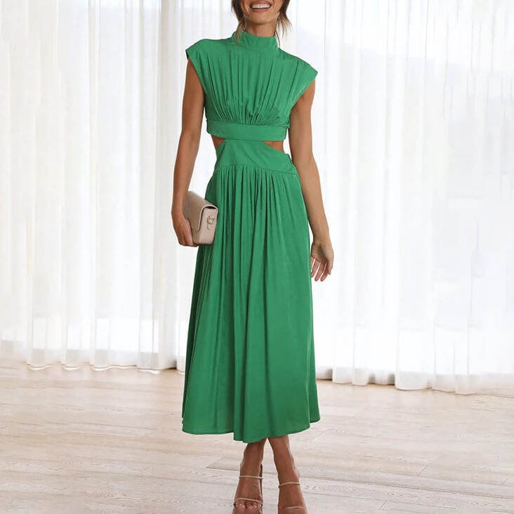 Women's Summer Sleeveless Dress - Fashinoza