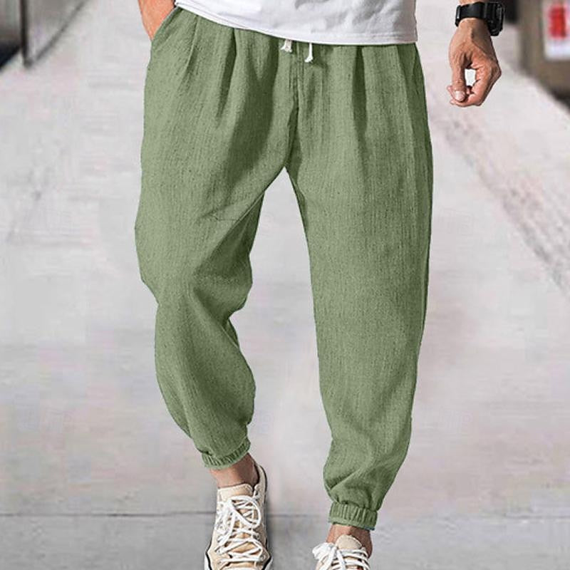 Men's Drawstring Jogger Pants - Fashinoza