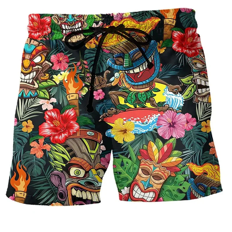 Vince Men's Printed Swim Trunks - Fashinoza