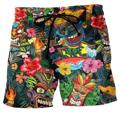 Vince Men's Printed Swim Trunks - Fashinoza