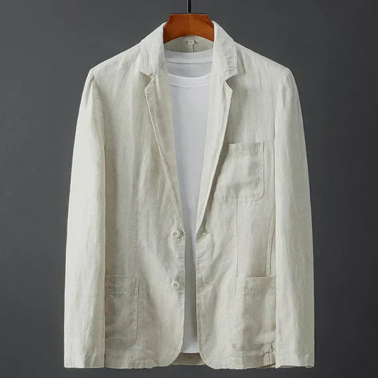 Linen Blazer - 
Fashinoza