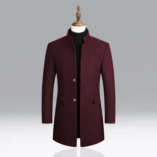 Men's Wool Classic Coat Formal - Fashinoza